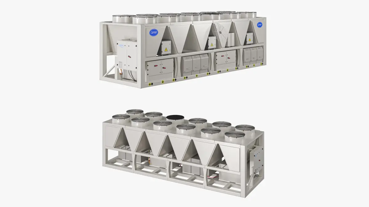 Industrial Air Conditioning Unit 3D model