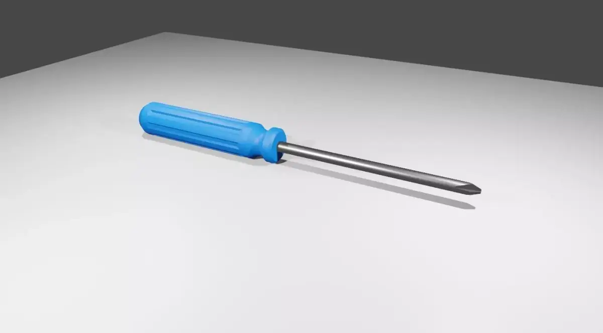 Philips Screwdriver Tool - Ferramenta Chave Philips Low-poly 3D model