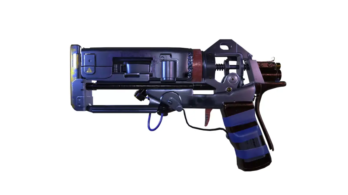 Scrap Pistol Low-poly 3D model