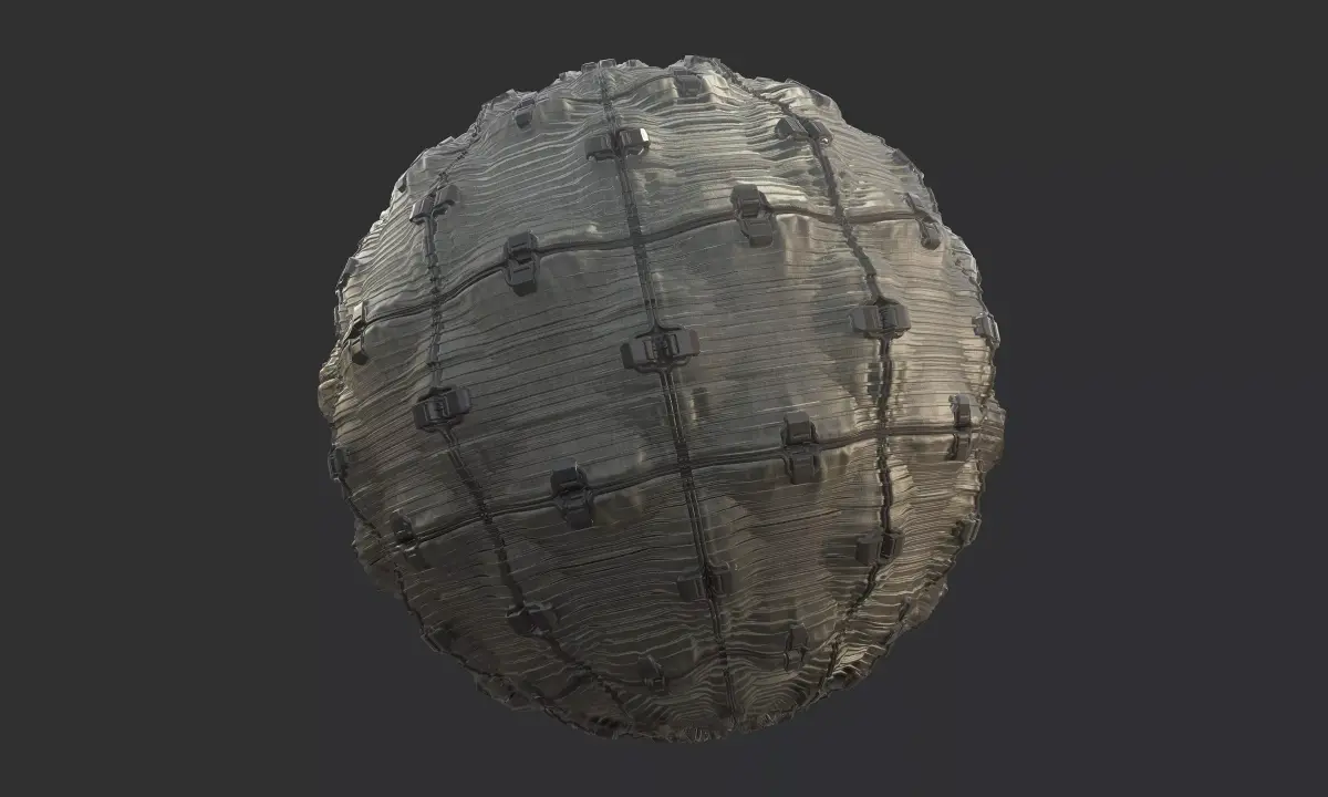 Sci-Fi Military Seamless PBR Texture 80 Texture