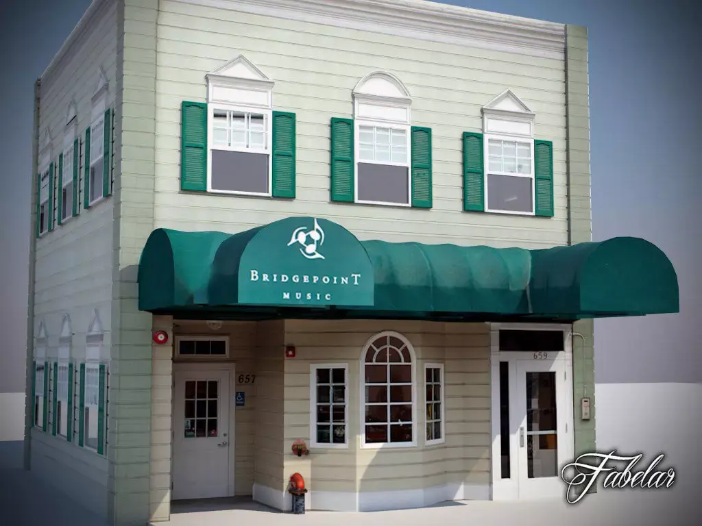 Building 11 Low-poly 3D model