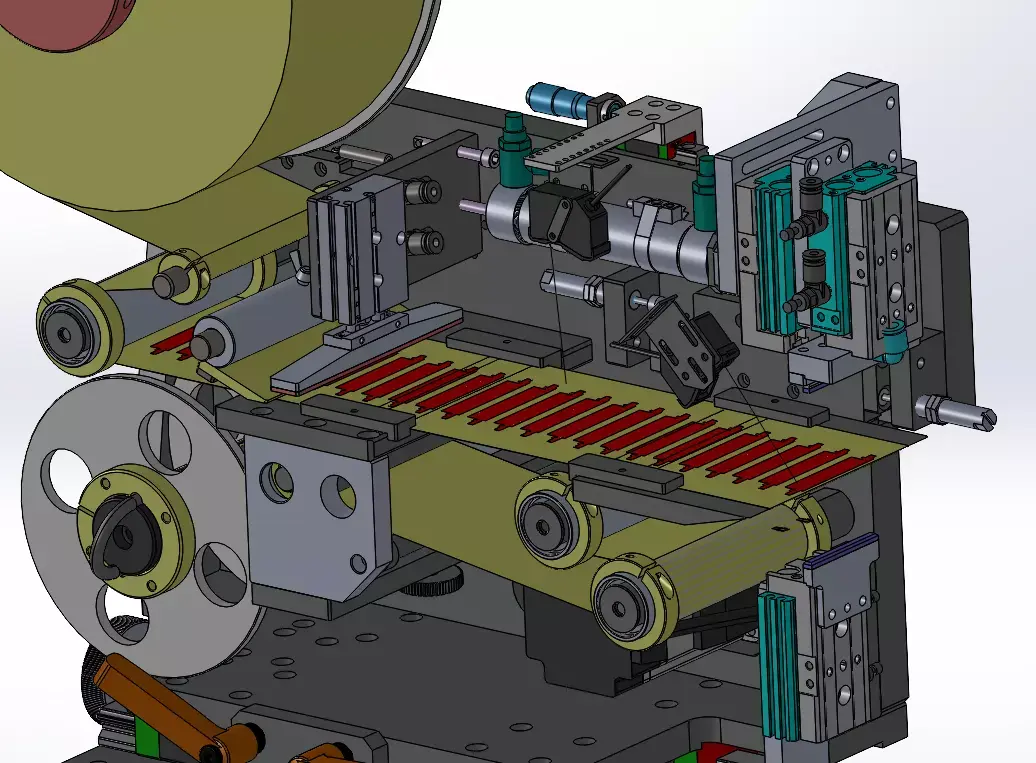 Automatic Universal Labeling Machine 3D model
