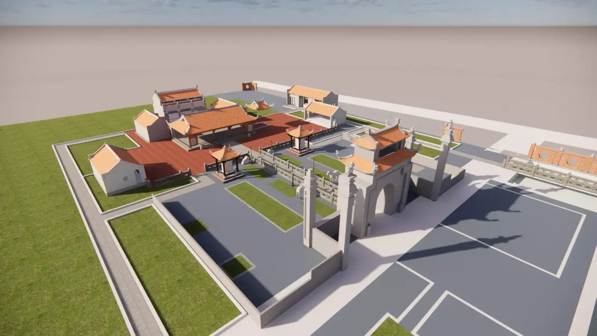 TEMPLE OF ANCESTORS  HO Free 3D model