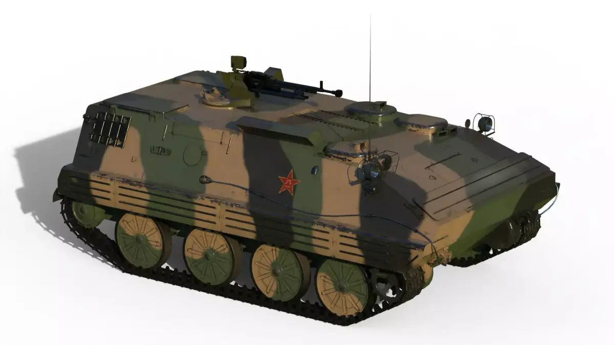 Chinese APC Type 63 3D model
