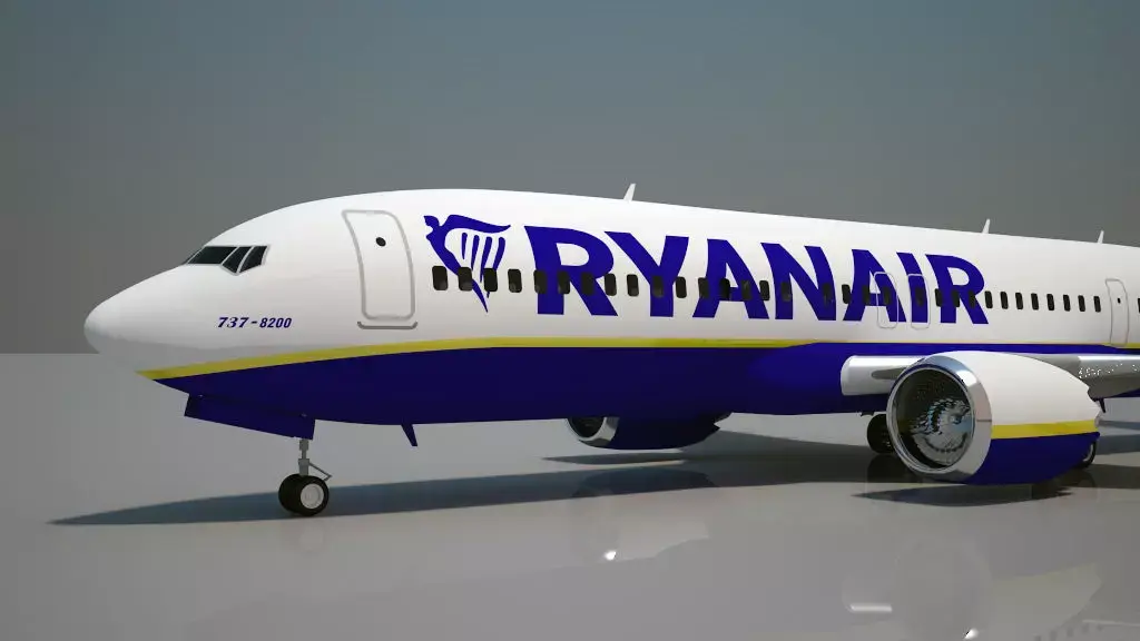 Ryanair 737 MAX 200 3D model