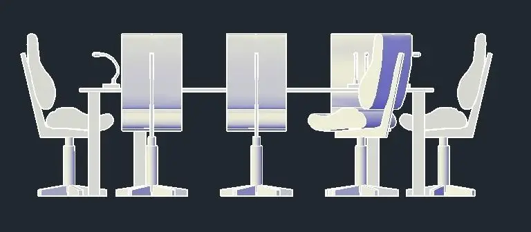 Table of conference 3D model