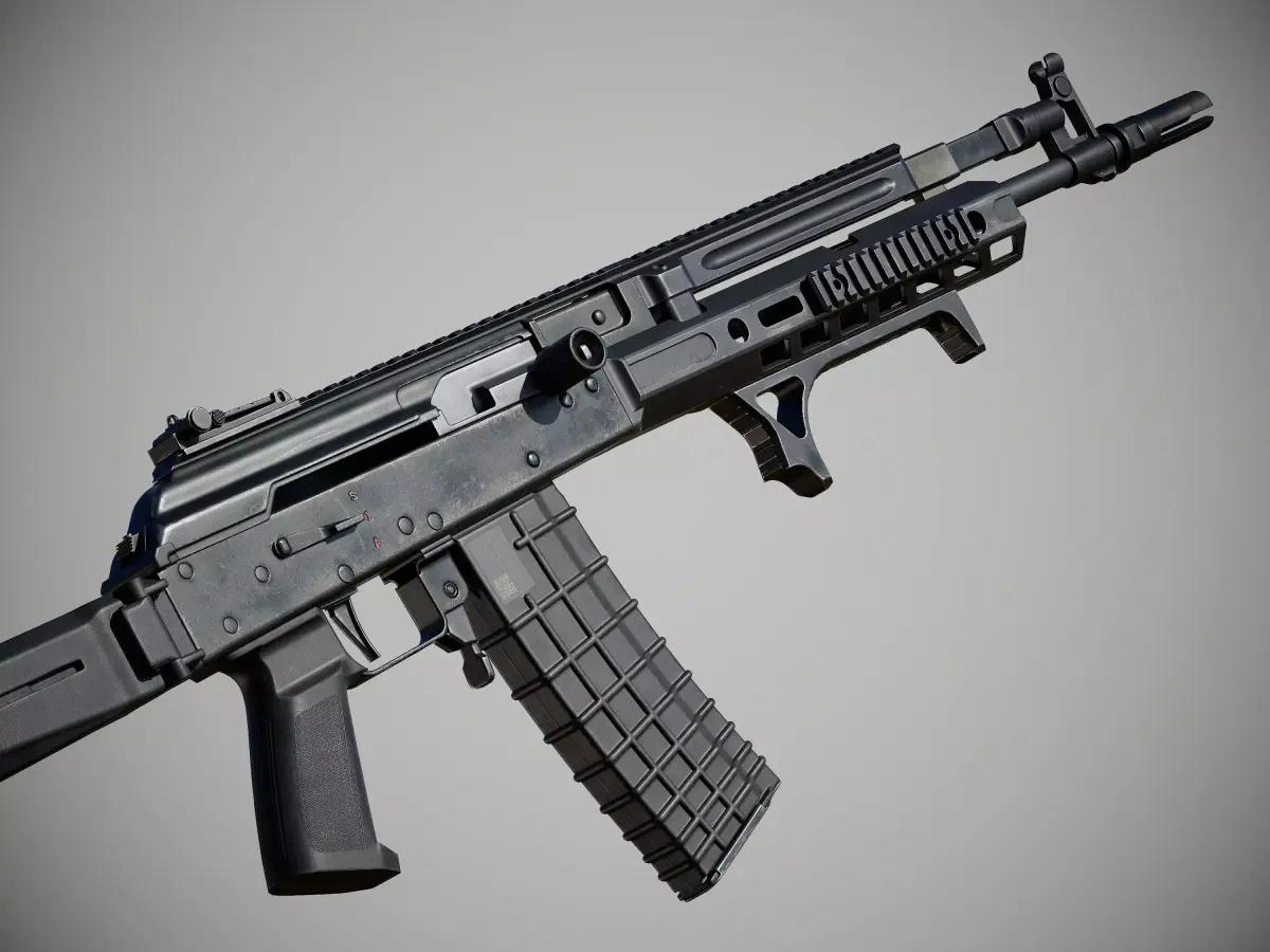 Custom AK - FPS Weapon Asset Low-poly 3D model