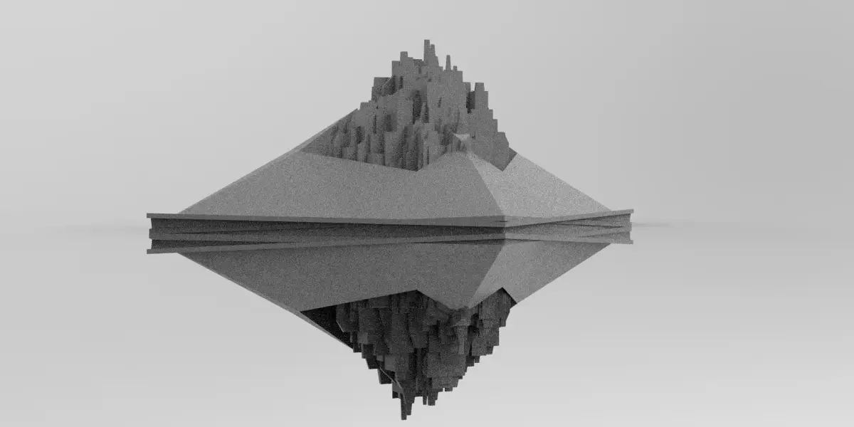 Pyramid Sc-Fi shape 4  3D model