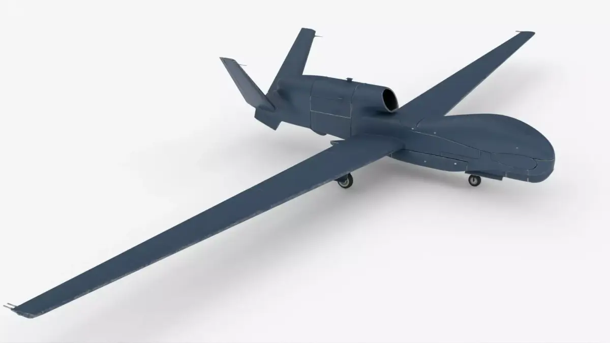 8K Unmanned Aerial Vehicle Drones UDIM textures 3D model