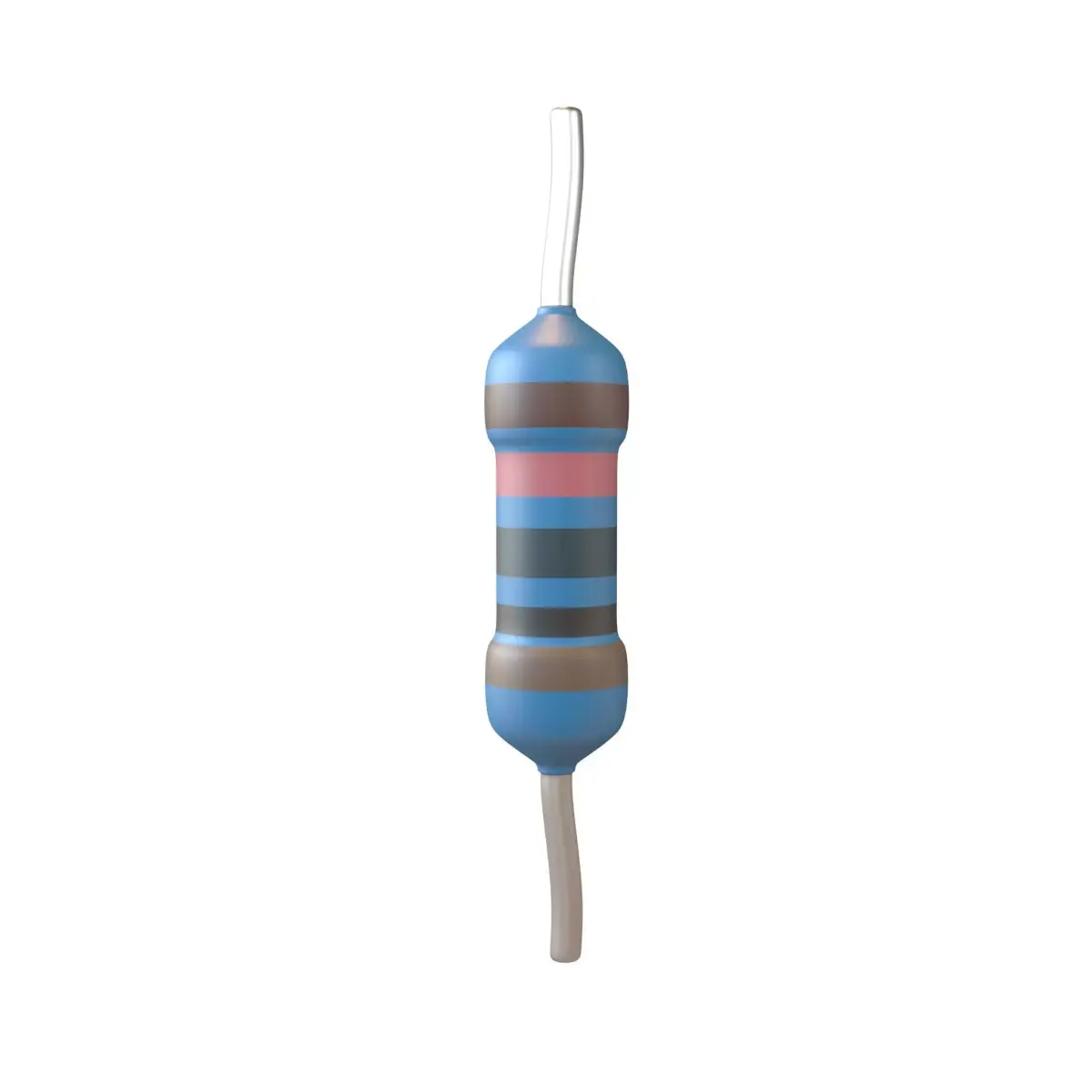 Resistors v1 002 Low-poly 3D model