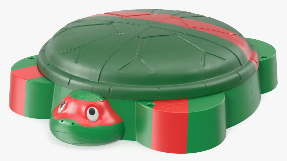 Ninja Turtle Sandbox with Raphael Mask 3D model