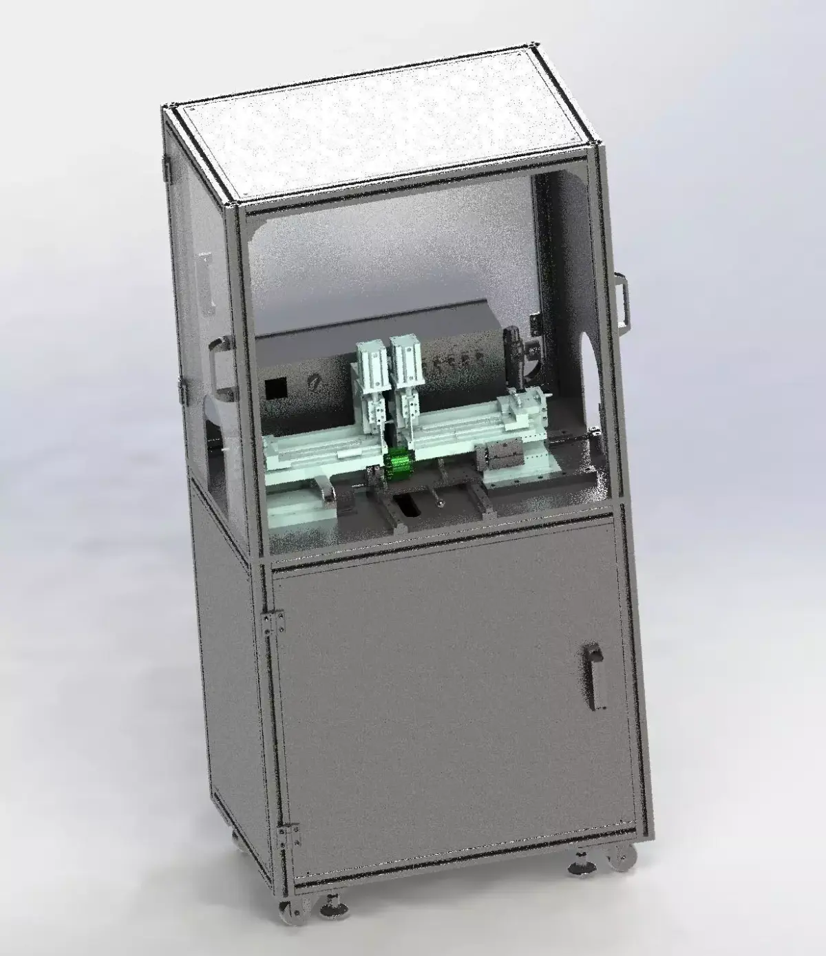 E type spring pack assembly machine 3D model