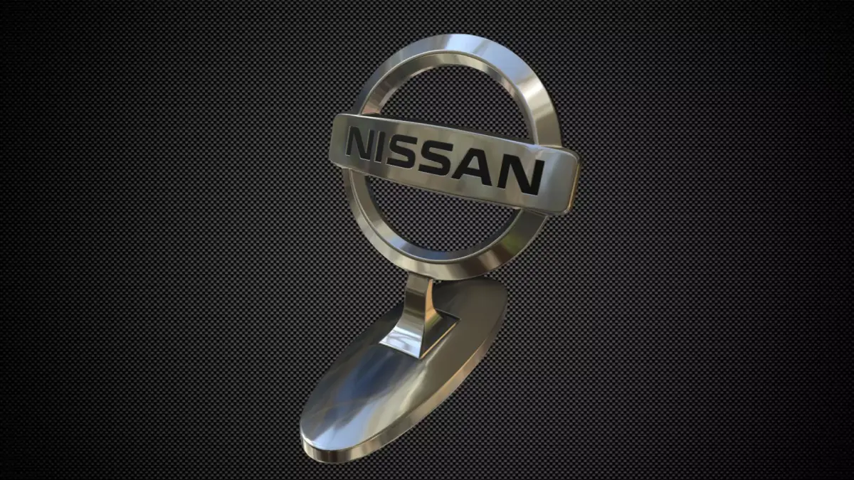 nissan logo 3D model