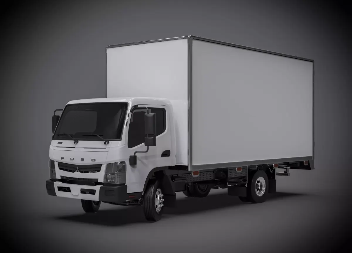 Mitsubishi Fuso Canter 2022 Box Truck 3D model