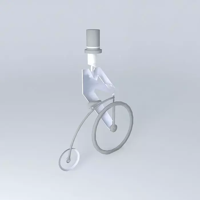 Bicycle man Free 3D model