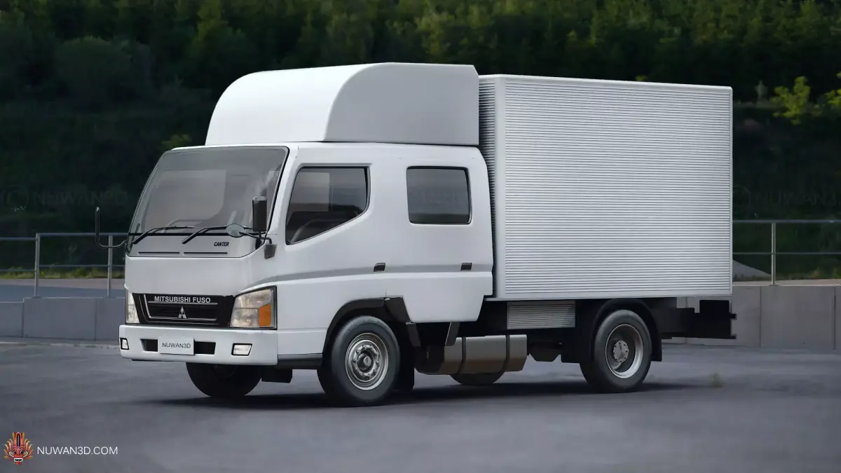 Mitsubishi Fuso   Crew Cab   3D model