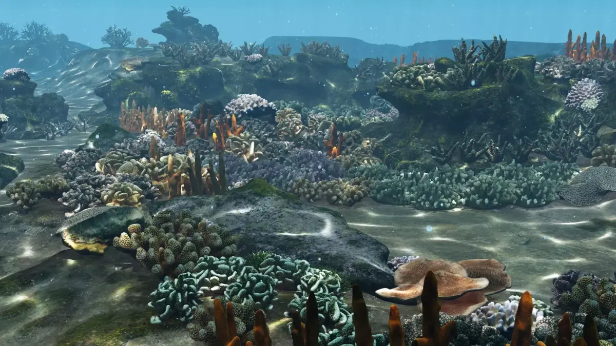 Underwater Coral Reef Habitat Ocean V3 Low-poly 3D model