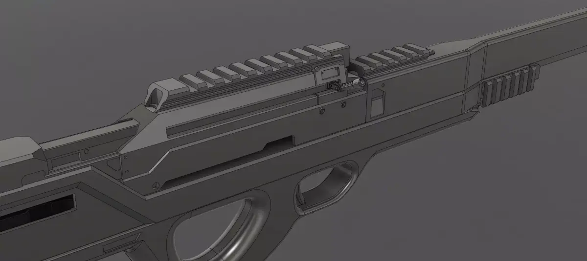 Sniper rifle 3D model purchase