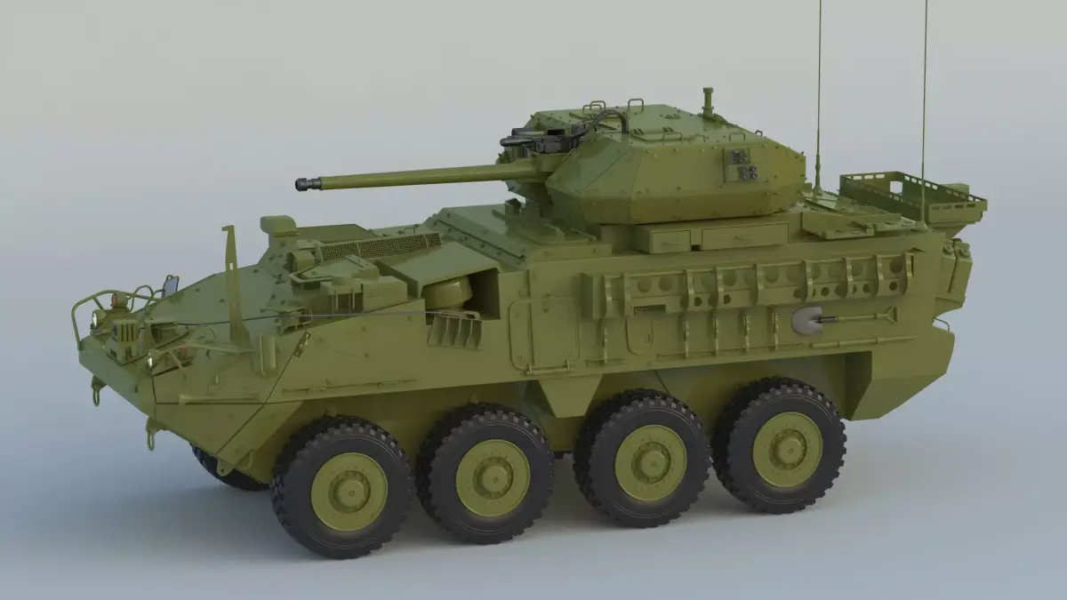 Stryker Dragoon M1296 3D model