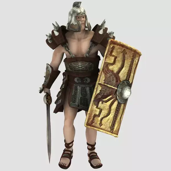 Spartacus for Unity Low-poly 3D model