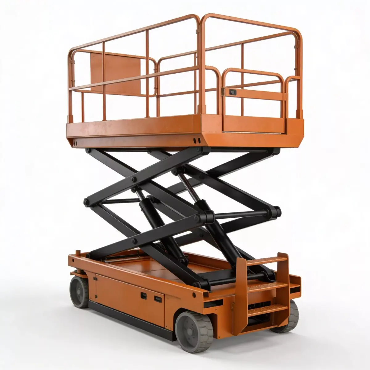 Industrial Mobile Scissor Lift 3D Model Low-poly 3D model
