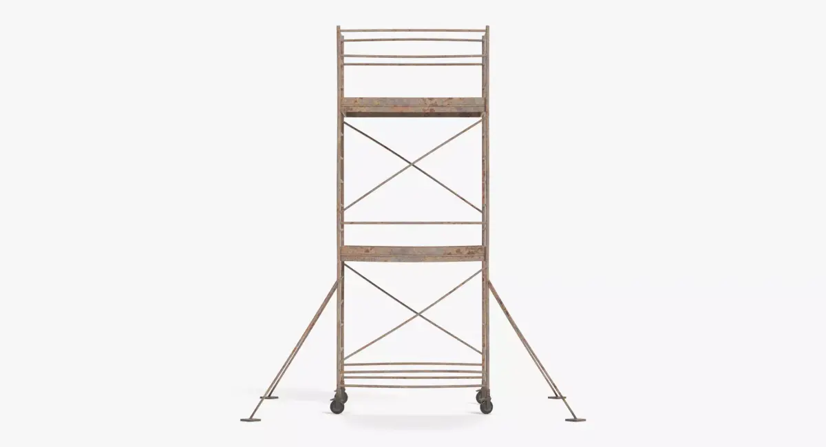 -Old Scaffolding V4- 3D model