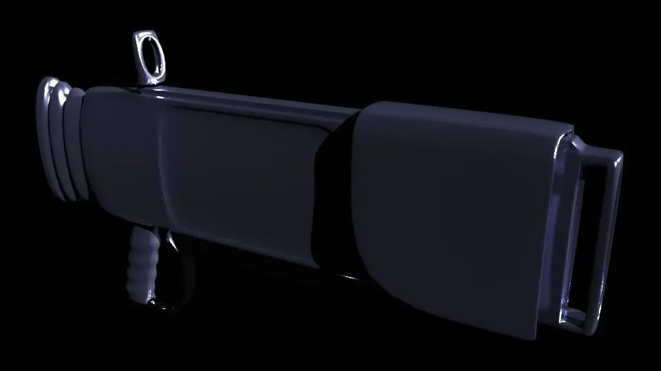 Futuristic Rifle Free 3D model
