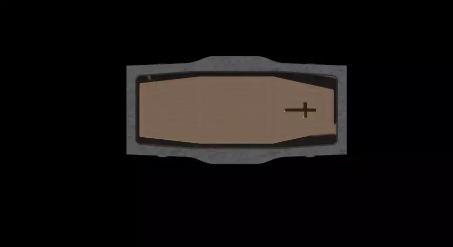 Coffin Cart Free 3D model