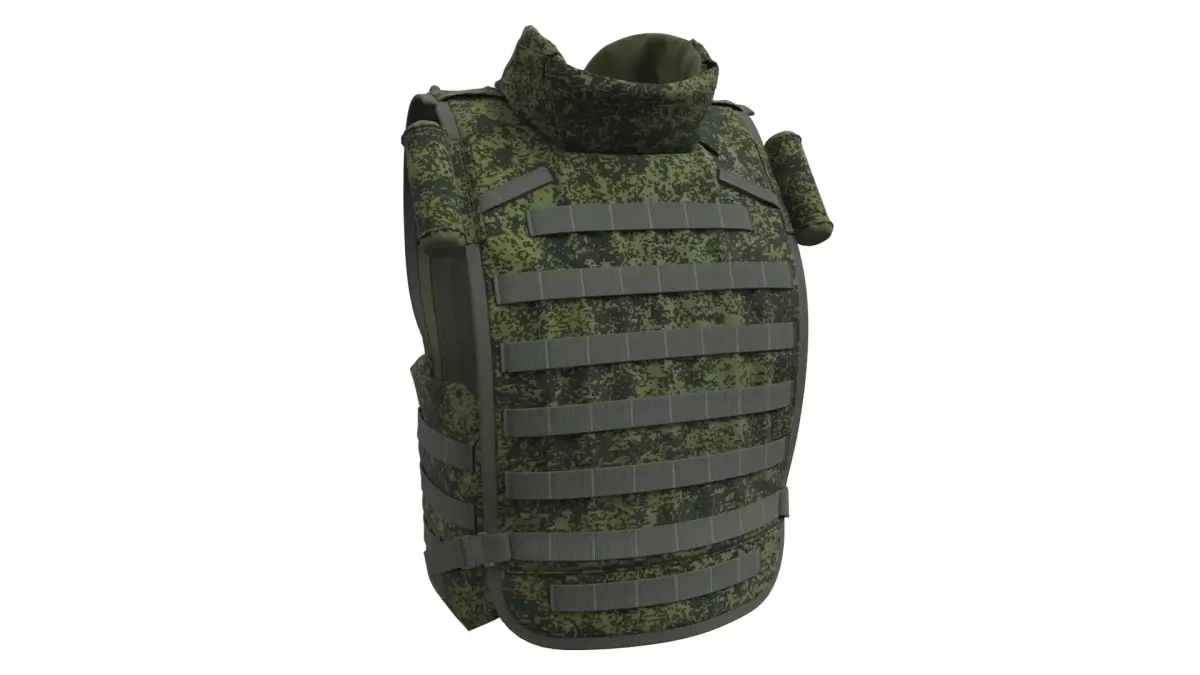 Russian Army Bulletproof Vest 6b45 Ratnik - Marvelous Designer 3D model