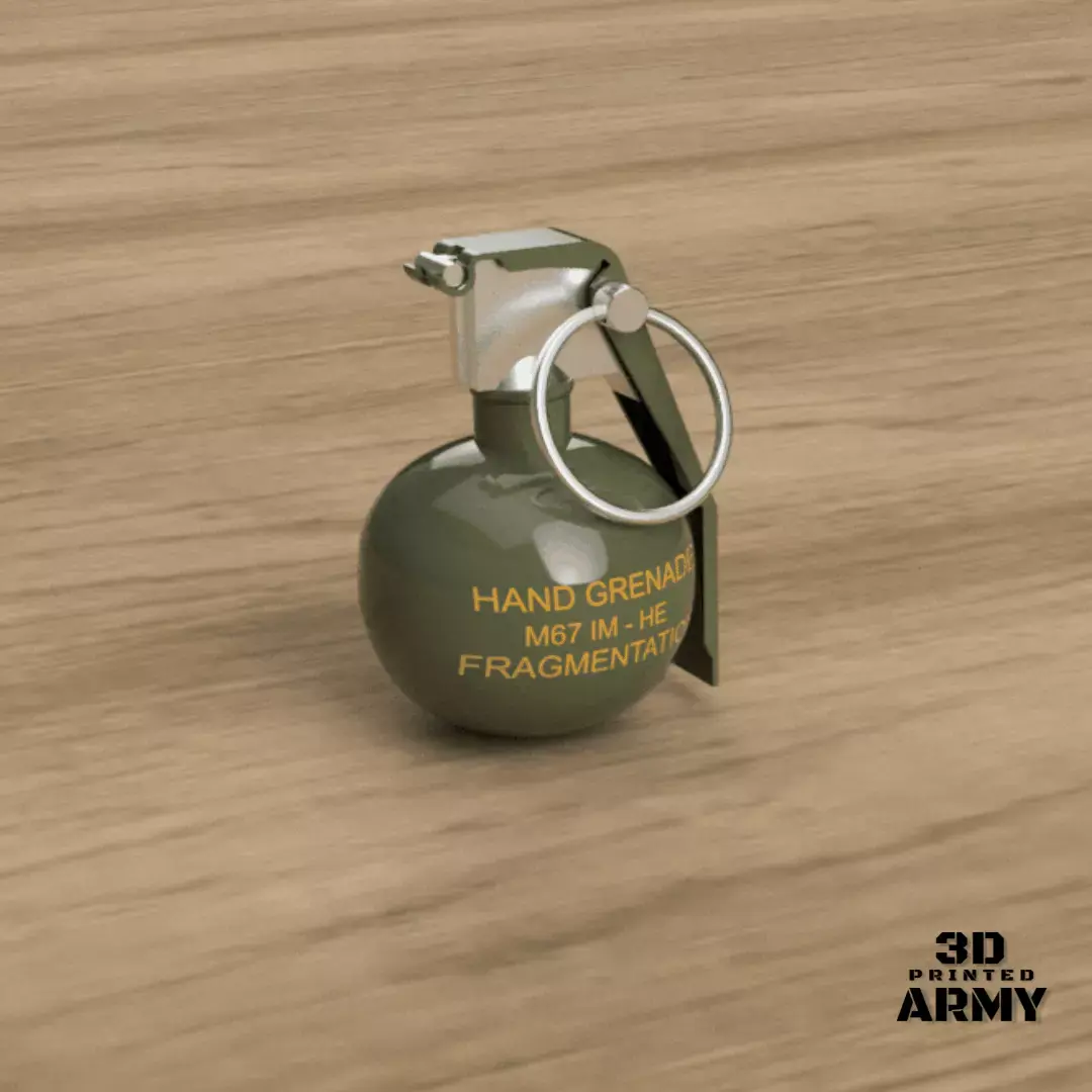 GRENADE US M-67 - STL files - 3D printing  3D print model