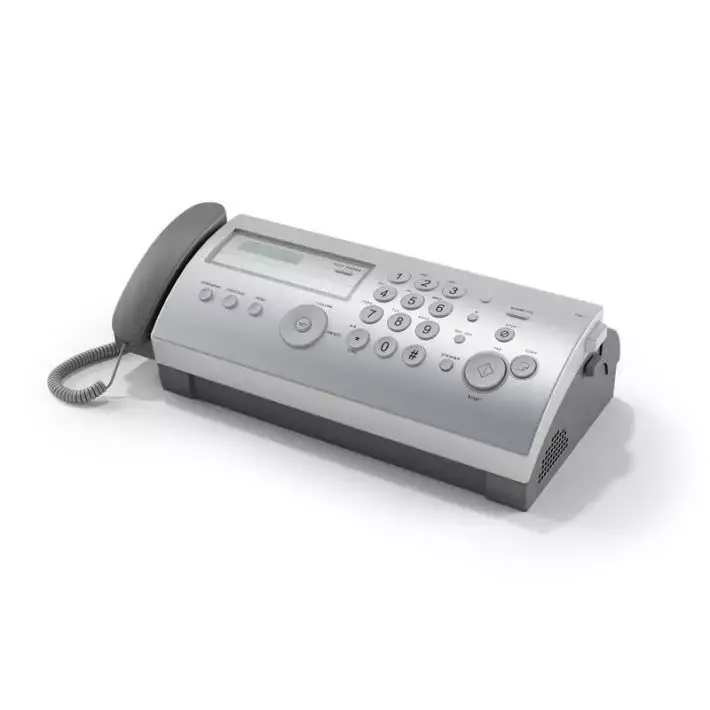 Brushed Satin Finish Fax Machine 3D model