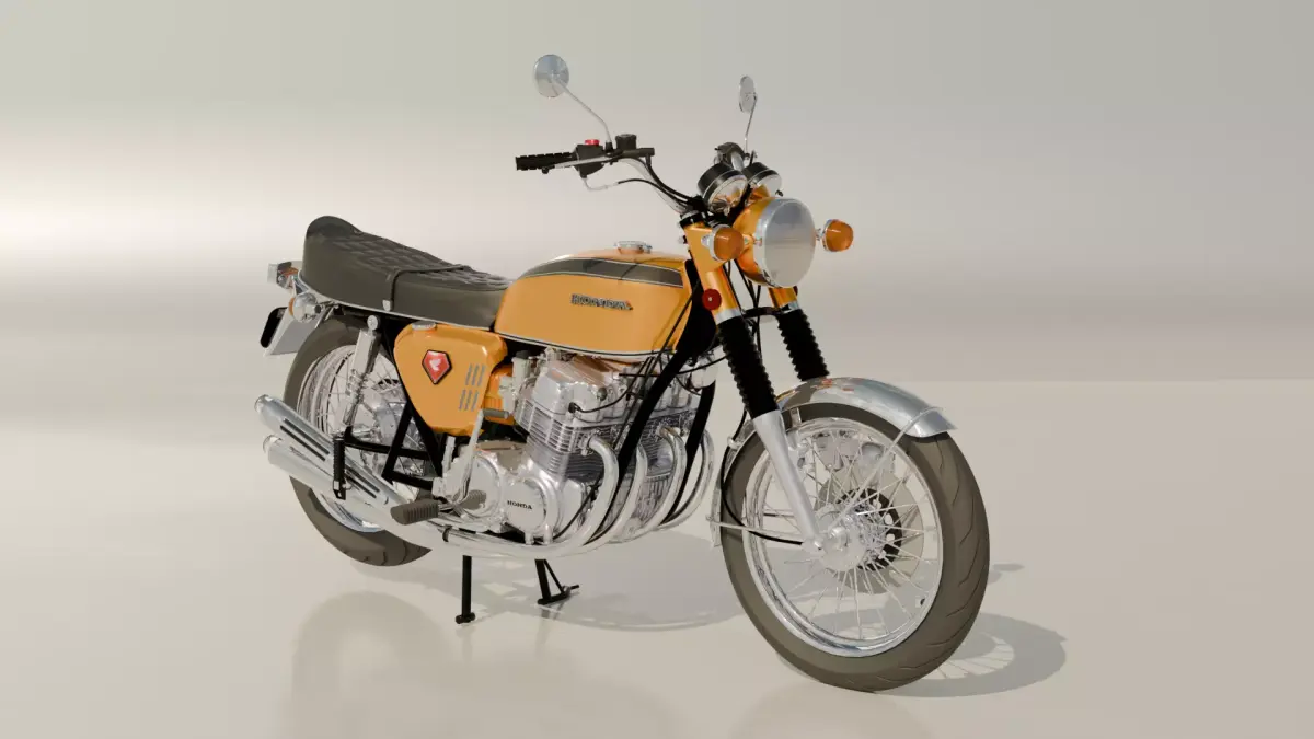 750 Honda Four K0 1970 3D model