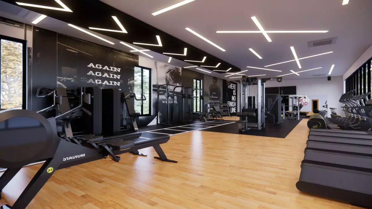 GYM DESIGN 3D model purchase