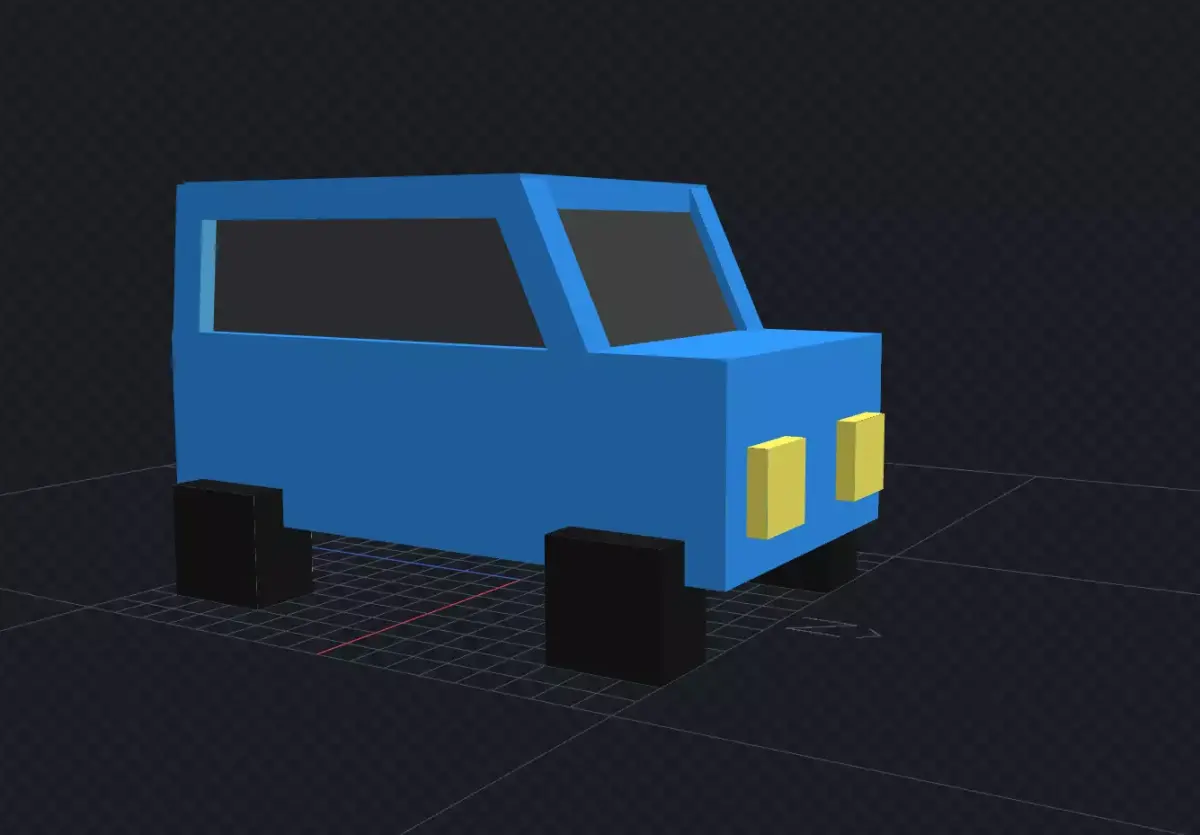 Low Poly Car Free low-poly 3D model buy