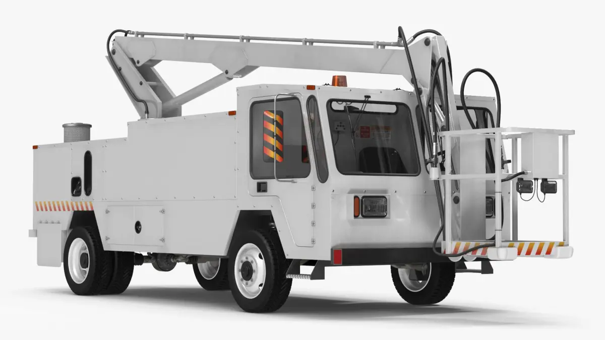Aircraft Deicing Vehicle 3D model purchase