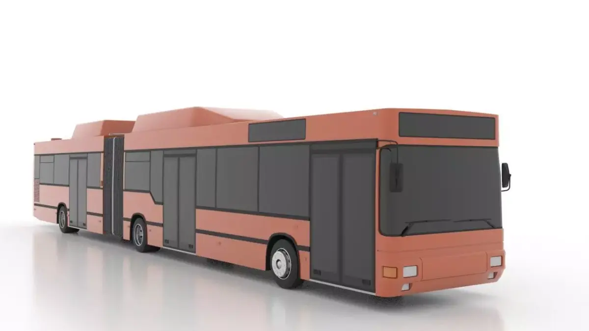 MAN A18 NG232 CNG Low Low-poly 3D model