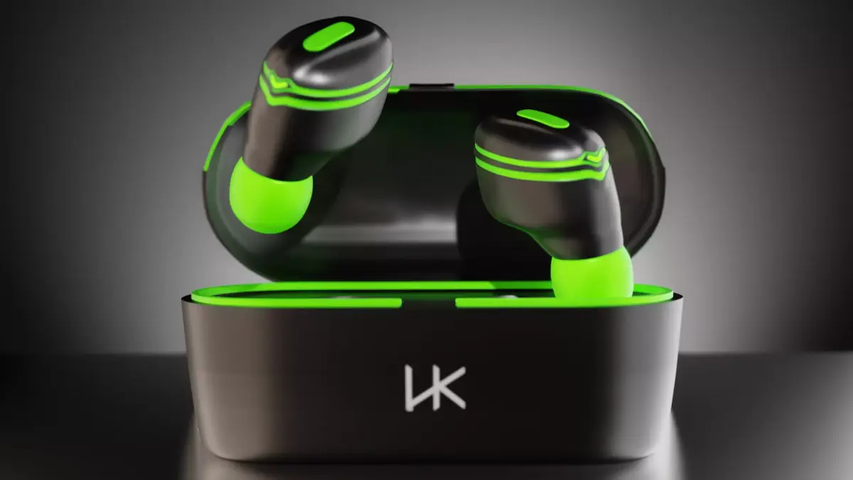 Ear Buds For Commercial Design Low-poly 3D model