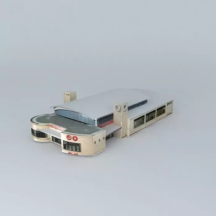 Renfe station San Fernando Centro Free 3D model