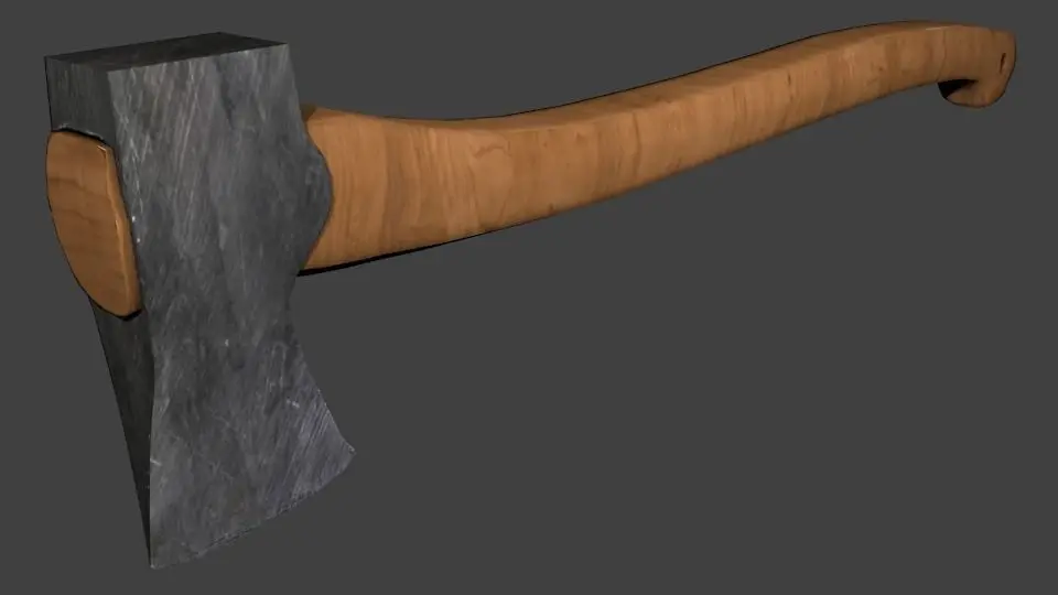 normal axe Free low-poly 3D model