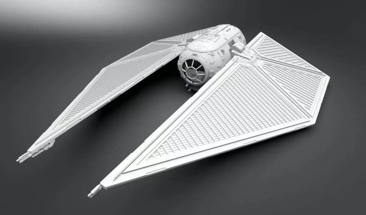 Tie Striker Scale model 3D print model
