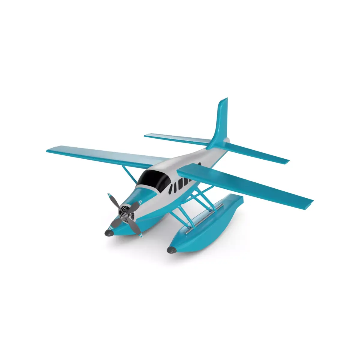 Seaplane 3D model 2