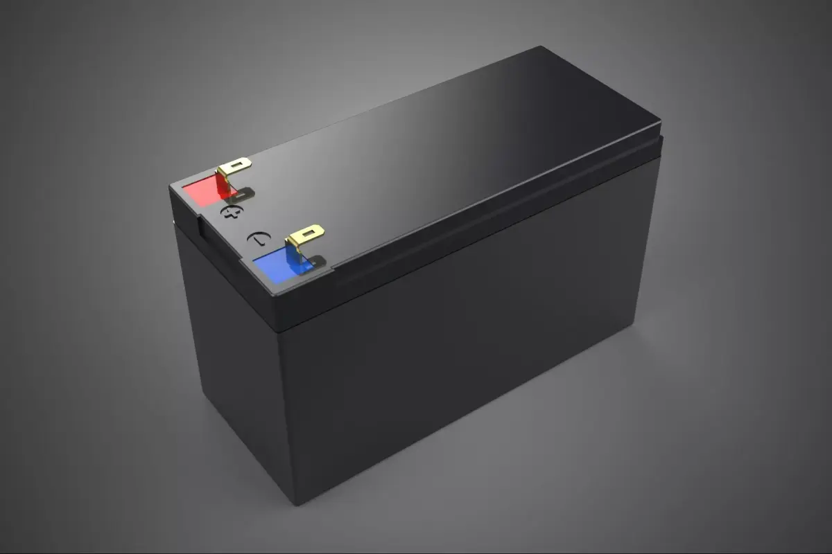 STANDARD BATTERY LIFEPO4 LITHIUM IRON PHOSPHATE RECHARGEABLE ION 3D model