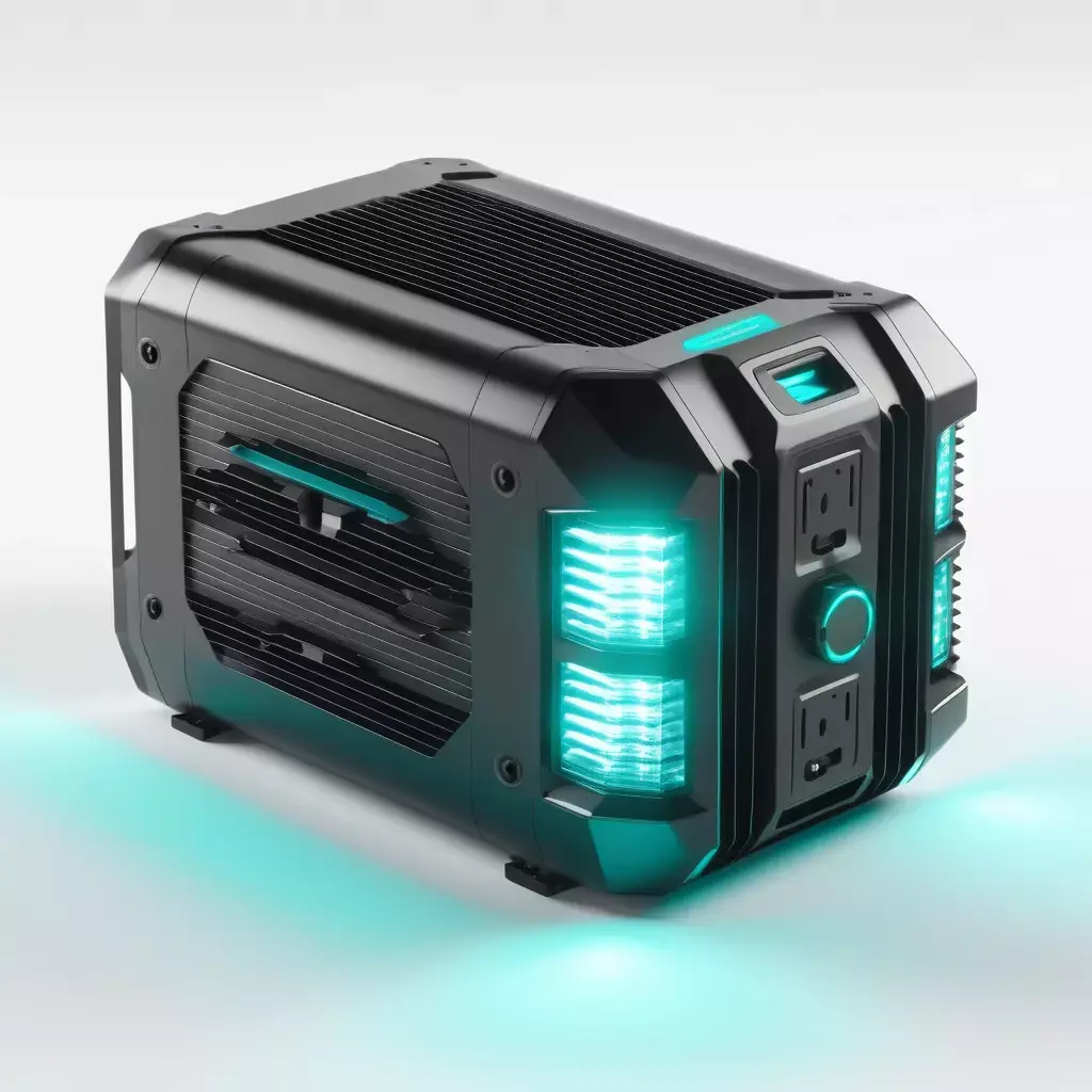 Futuristic Portable Power Station 3D model