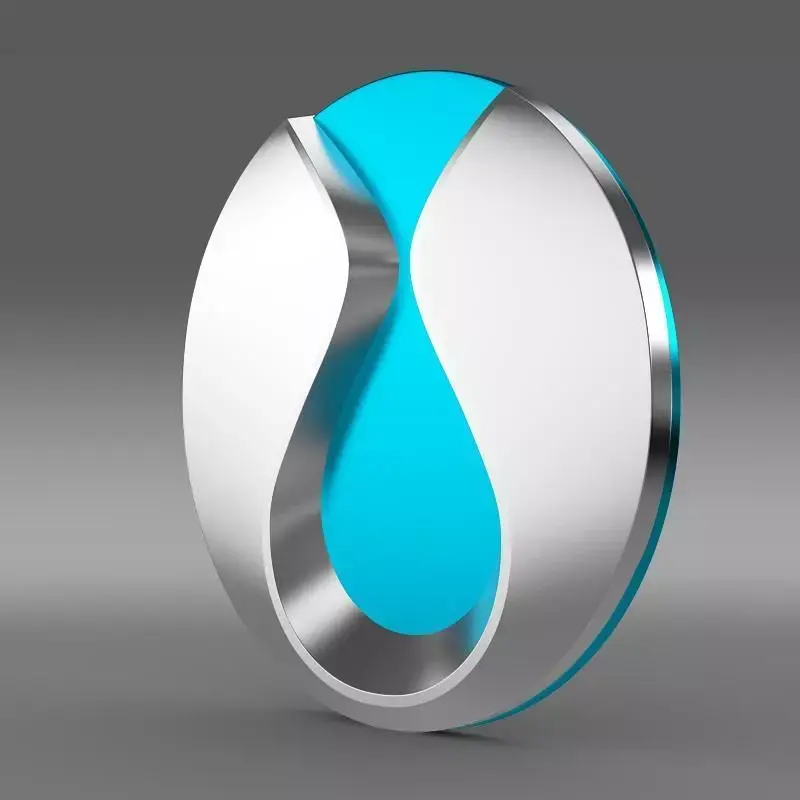 denza logo 3D model by Sergey