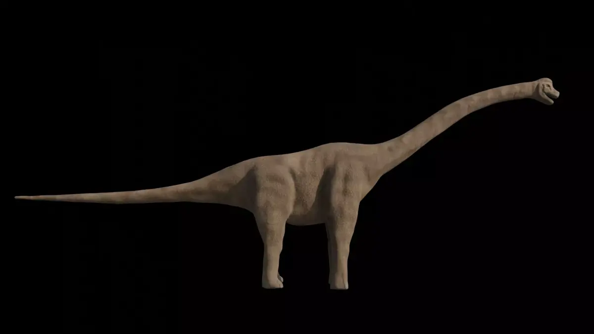 Dinosaur Brachiosaurus Sauropod Low-poly 3D model