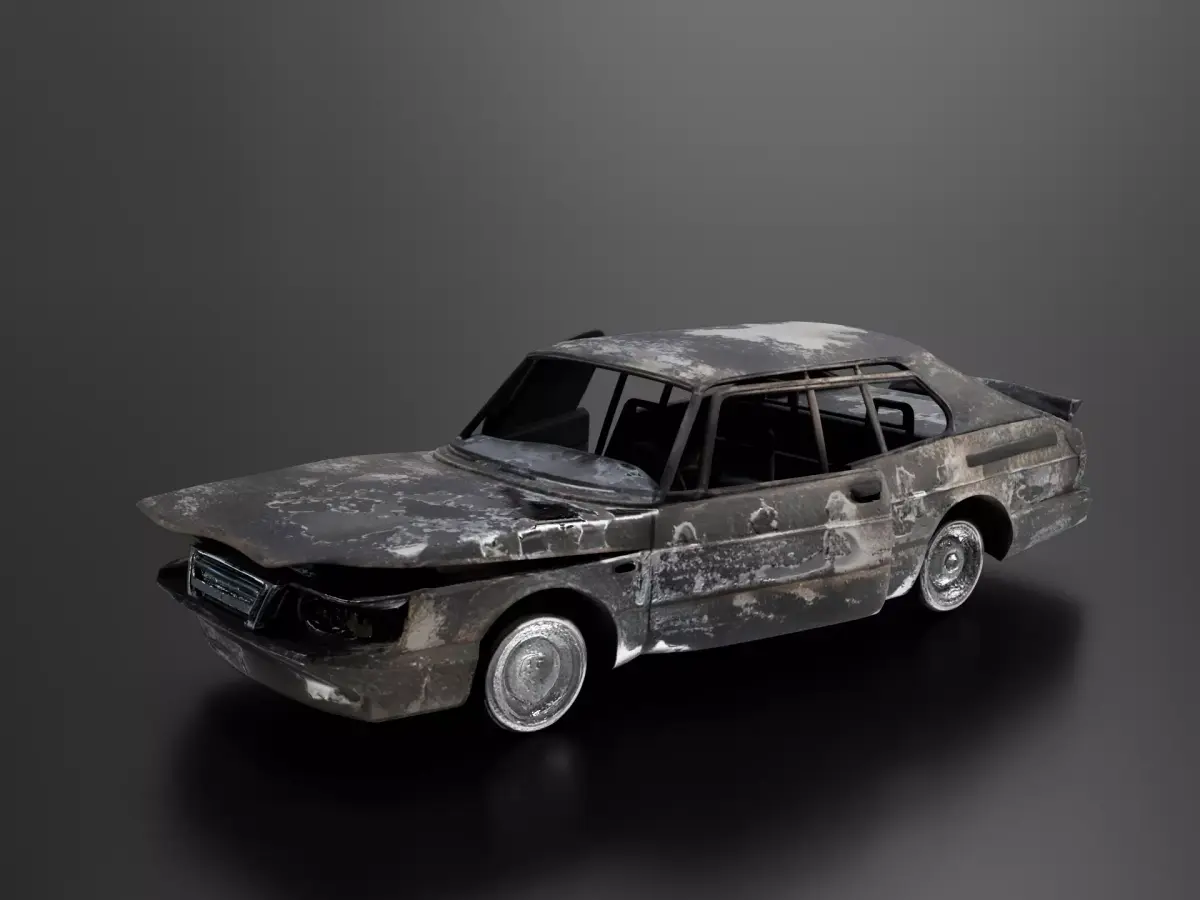 Abandoned car-08 3D print model