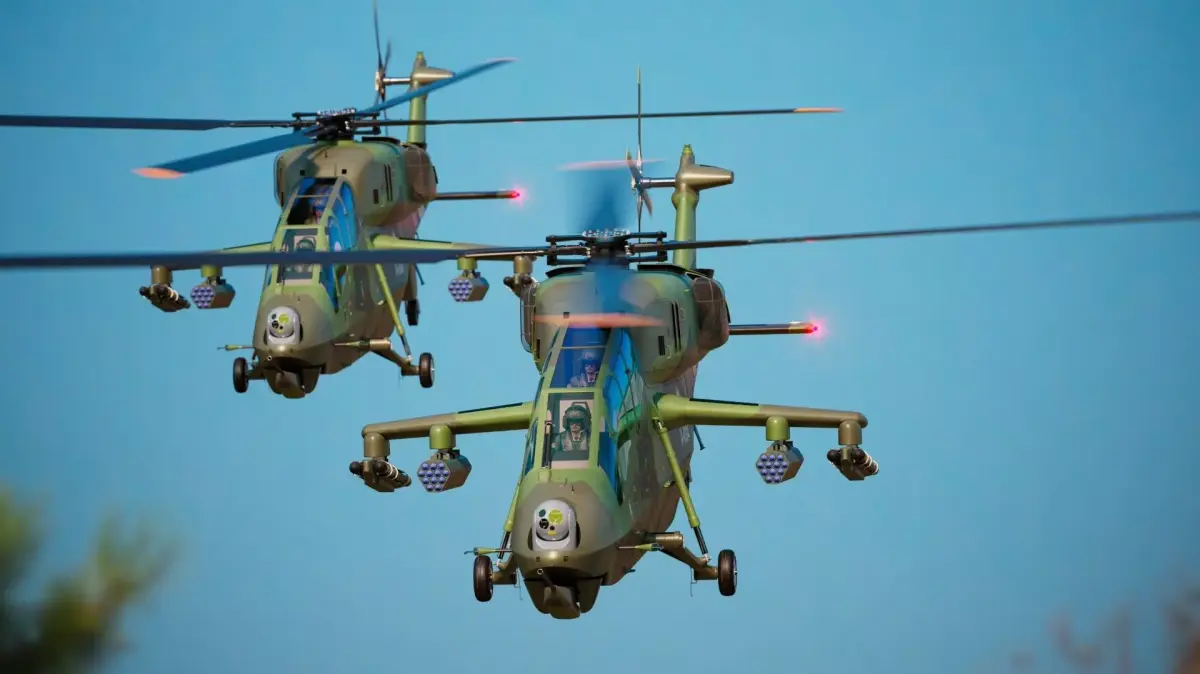 Indian Attack Helicopter LCH Prachand Indian Army Version 3D model