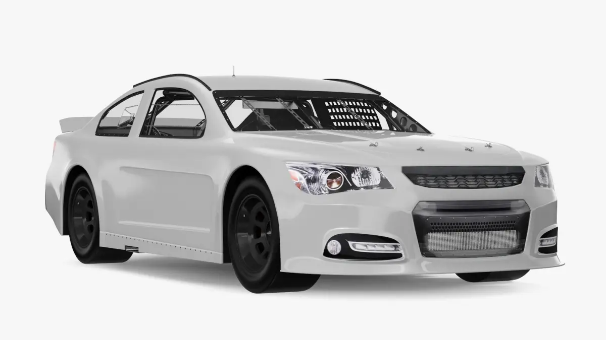 Racing Car Clean 3D model