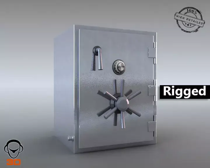 Safe Rigged 3D model