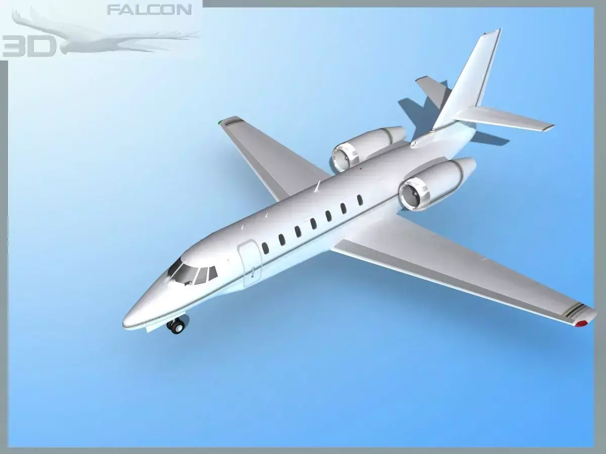 Falcon3D Citation Sovereign C680 FS12 3D model